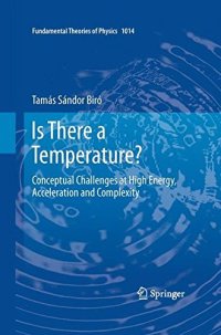 cover of the book Is There a Temperature?: Conceptual Challenges at High Energy, Acceleration and Complexity