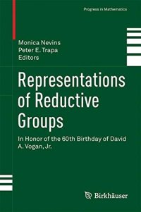 cover of the book Representations of Reductive Groups: In Honor of the 60th Birthday of David A. Vogan, Jr