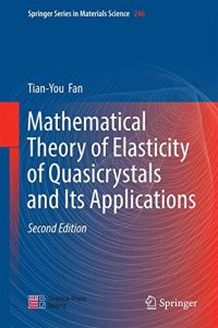 cover of the book Mathematical Theory of Elasticity of Quasicrystals and Its Applications