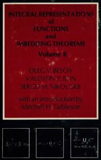 cover of the book Integral representations of functions and imbedding theorems. Vol.2