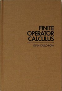 cover of the book Finite Operator Calculus