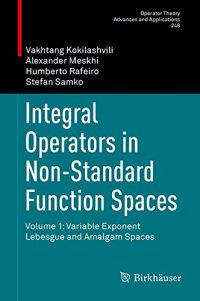 cover of the book Integral Operators in Non-Standard Function Spaces: Volume 1: Variable Exponent Lebesgue and Amalgam Spaces