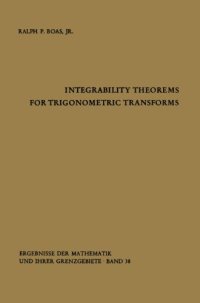 cover of the book Integrability Theorems for Trigonometric Transforms