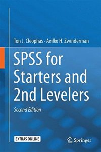 cover of the book SPSS for Starters and 2nd Levelers