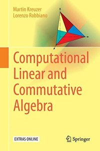 cover of the book Computational Linear and Commutative Algebra