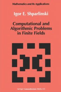 cover of the book Computational and algorithmic problems in finite fields