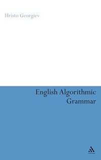 cover of the book English Algorithmic Grammar