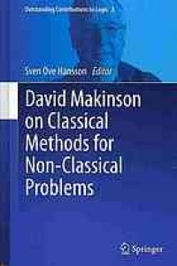 cover of the book David Makinson on classical methods for non-classical problems