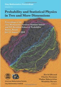 cover of the book Probability and statistical physics in two and more dimensions proceedings of the Clay Mathematics Institute Summer School and XIV Brazilian School of Probability; Búzios, Brazil, July 11-August 7, 2010