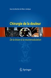 cover of the book Chirurgie de la douleur