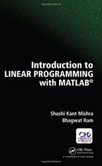 cover of the book Introduction to Linear Programming with MATLAB