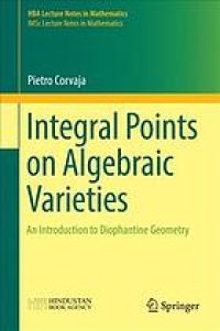 cover of the book Integral points on algebraic varieties. An introduction to Diophantine geometry