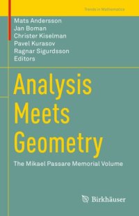 cover of the book Analysis meets geometry : the Mikael Passare memorial volume