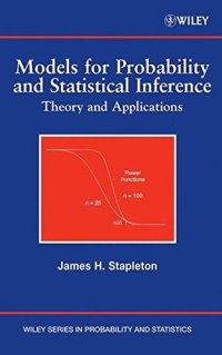 cover of the book Models for Probability and Statistical Inference: Theory and Applications