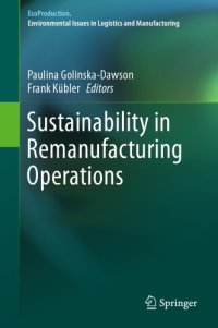 cover of the book Sustainability in remanufacturing operations