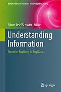 cover of the book Understanding information : from the big bang to big data