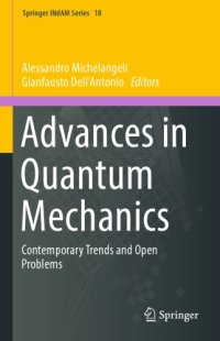 cover of the book Advances in quantum mechanics : contemporary trends and open problems