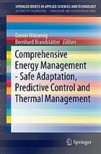 cover of the book Comprehensive energy management : safe adaptation, predictive control and thermal management