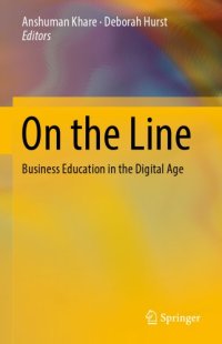 cover of the book On the line : business education in the digital age