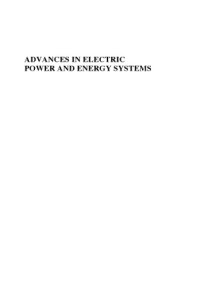 cover of the book Advances in electric power and energy systems : load and price forecasting