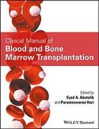 cover of the book Clinical manual of blood and bone marrow transplantation