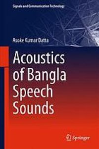 cover of the book Acoustics of Bangla Speech Sounds