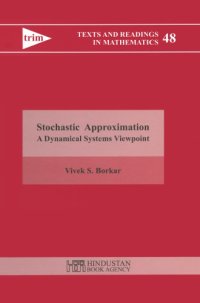 cover of the book Stochastic Approximation : A Dynamical Systems Viewpoint