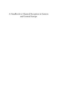 cover of the book A Handbook to Classical Reception in Eastern and Central Europe