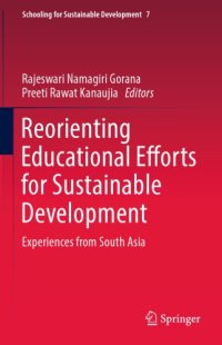 cover of the book Reorienting Educational Efforts for Sustainable Development : Experiences from South Asia