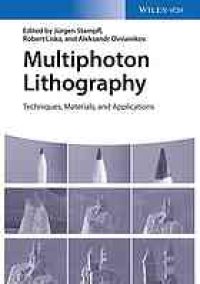 cover of the book Multiphoton lithography : techniques, materials and applications