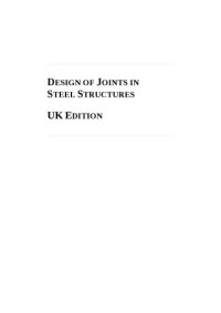 cover of the book Design of joints in steel structures. Eurocode 3, Design of steel structures. Part 1-8, Design joints