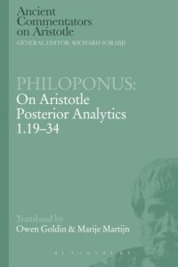 cover of the book Philoponus: On Aristotle Posterior Analytics 1.19-34