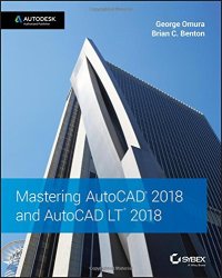 cover of the book Mastering AutoCAD 2018 and AutoCAD LT 2018