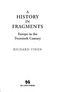 cover of the book A History in Fragments