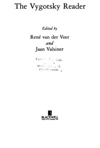 cover of the book The Vygotsky Reader