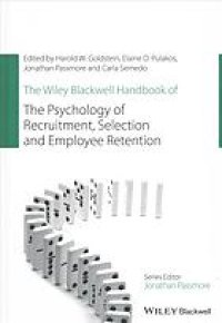 cover of the book The Wiley Blackwell handbook of the psychology of recruitment, selection and employee retention