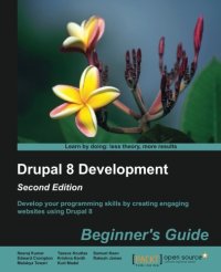 cover of the book Drupal 8 Development: Beginner’s Guide