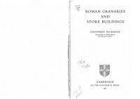 cover of the book Roman granaries and store buildings