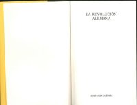 cover of the book La revolución alemana