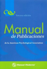 cover of the book Manual de Publicaciones APA en español