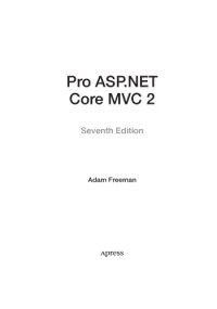 cover of the book Pro ASP.NET Core MVC 2