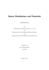 cover of the book Quiver Modulations and Potentials [PhD thesis]