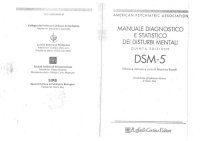 cover of the book DSM-5. Manuale diagnostico e statistico dei disturbi mentali