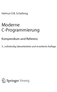 cover of the book Moderne C Programmierung. Kompendium und Referenz