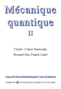 cover of the book Mécanique quantique II