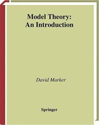 cover of the book Model Theory: An Introduction