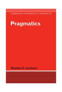 cover of the book Pragmatics