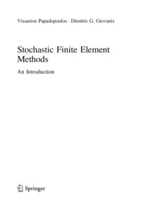 cover of the book Stochastic Finite Element Methods. An Introduction