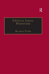 cover of the book Critical legal positivism