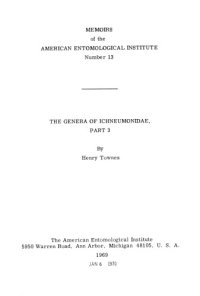 cover of the book The Genera of Ichneumonidae